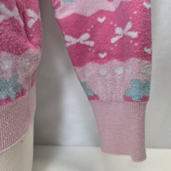 Box Lunch Sanrio My Melody Pink Strawberry Cardigan Sweater Size Small Hot Topic - Picture 5 of 12